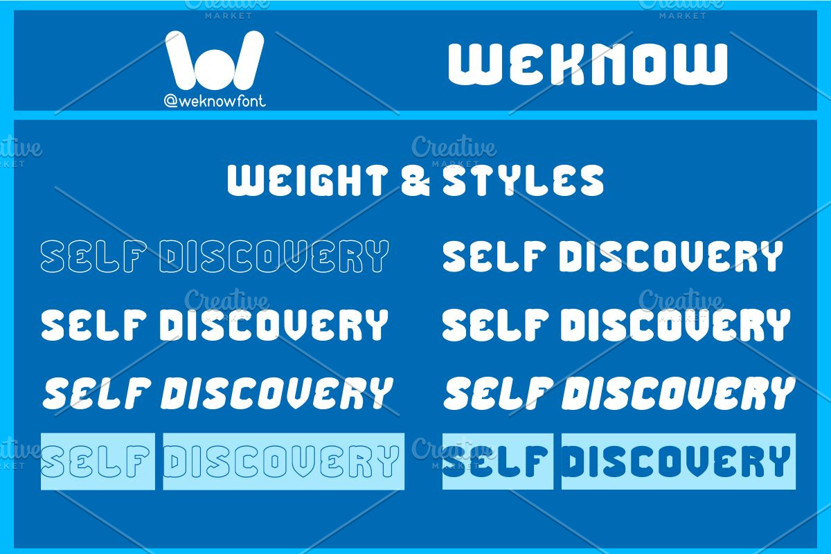 Self Discovery font, a Font by weknow (Photo 7 of 8)
