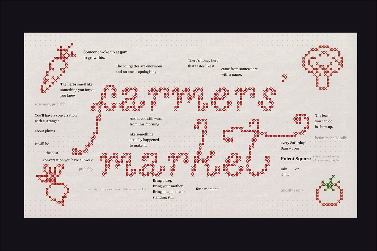 Folk Club // 17 Font Set (Pixel), a Script Font by PeachCreme (Photo 8 of 18)
