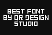 Ametech - Futuristic Font, a Sans Serif Font by QR Design Studio (Thumbnail 3 of 6)