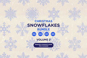 Snowflake SVG Bundle Ornaments Vol 2