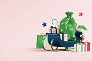 Christmas Banner Background, a Marketing Template by TandemStock (Thumbnail 3 of 4)