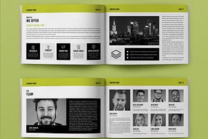 Modern Business Profile Design