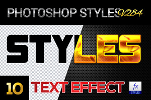 10 Creative Photoshop Styles V284