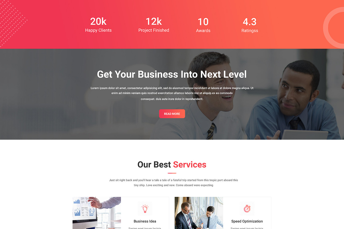 Dulex - Multipurpose Website PSD, a Templates & Theme by Themeix (Photo 2 of 8)