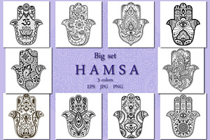 "Big set of HAMSA"