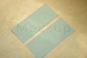 4x9 Card Mockup on Wood Background, a Print Template by ILLONA GRAPHICS (Thumbnail 3 of 5)