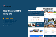 Resida, Real Estate Website Template, a HTML Template by TNCFlow (Thumbnail 1 of 5)