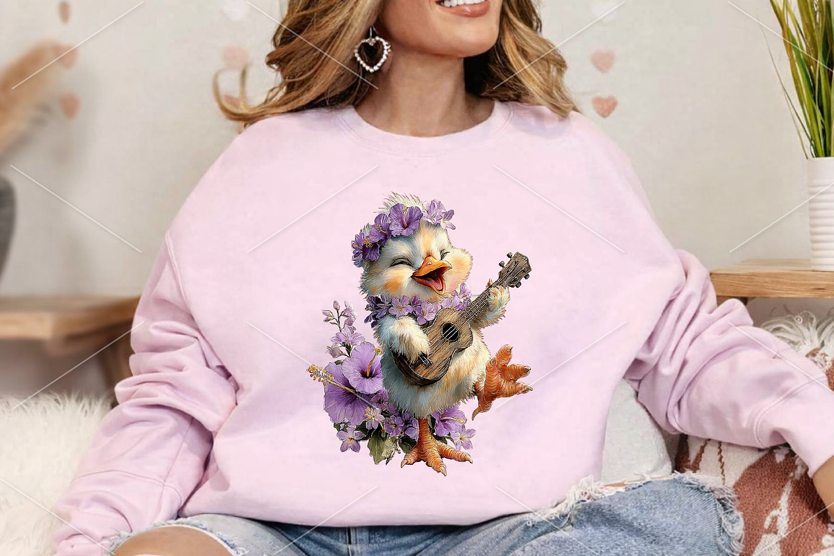 Watercolor Summer Funny Chick PNG, a Seasonal Illustration by Canvas Craft (Photo 5 of 7)