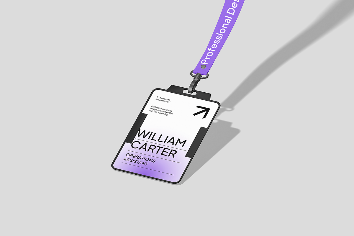 Name Tag Mockup, an Advertising Mockup by Permadi Creative