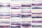Amethyst Watercolor Backdrops, a Background Graphic by Flourish Spark (Thumbnail 2 of 5)