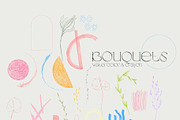 Meadow florals & abstract line art, an Illustration by January Bloom (Thumbnail 5 of 11)