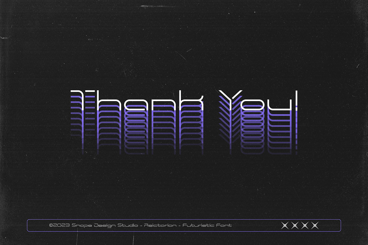 Reictarion - Futuristic Font, a Sans Serif Font by Snape Design Studio (Photo 5 of 5)