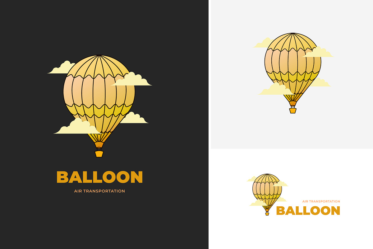 minimal balloon logo icon template, a Branding & Logo Template by Pyruos ID