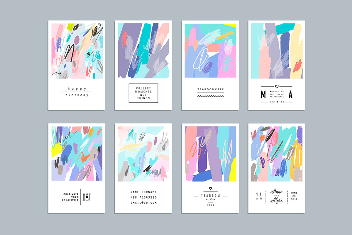 Abstractionism, a Stationery Template by Lera Efremova (Photo 4 of 7)