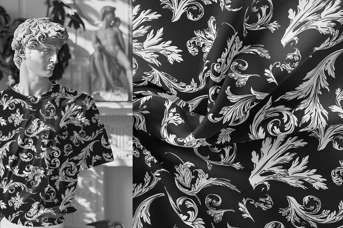 LUXURY ORNAMENTAL SCROLL PATTERN PAC, a Pattern Graphic by Sonulkaster (Photo 5 of 10)