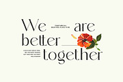 Mofllig Modern Ligature Serif Font, a Serif Font by Perfectype (Thumbnail 2 of 8)
