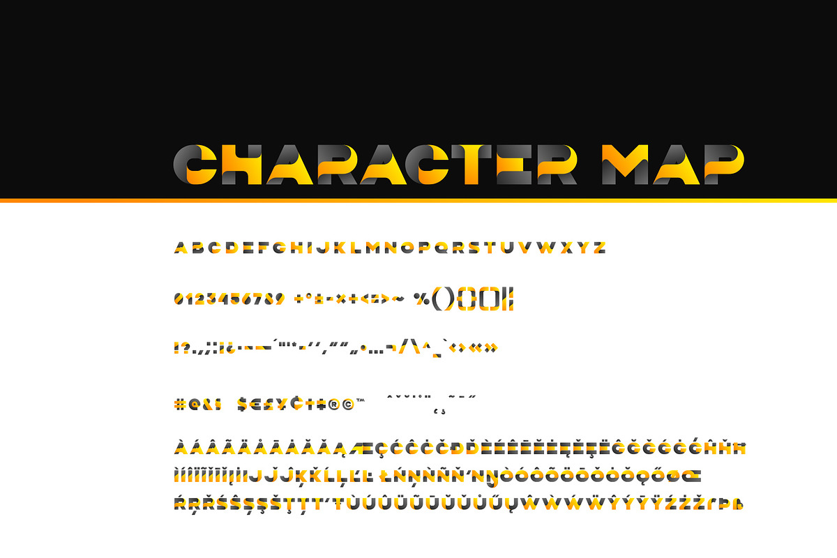 Corpoline Color Gradient OTF Font, a Font by Sentavio (Photo 2 of 5)