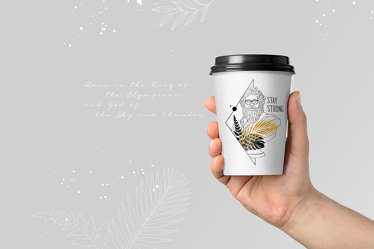Oh My Gods! 24 Illustrations of Gods, a Decorative Illustration by Cosmic Store (Photo 12 of 13)