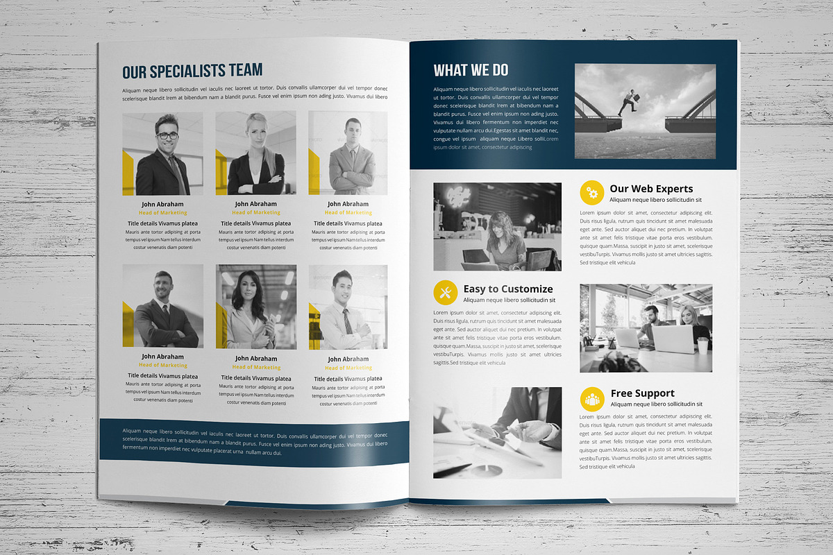 Annual Report Template V10, a Brochure Template by JanySultana (Photo 7 of 18)