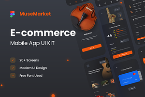 MuseMarket - E-commerce App UI Kit