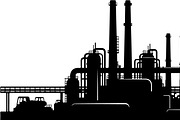 Industrial Factory Silhouette Bundle, an Illustration by Designs_River (Thumbnail 26 of 45)