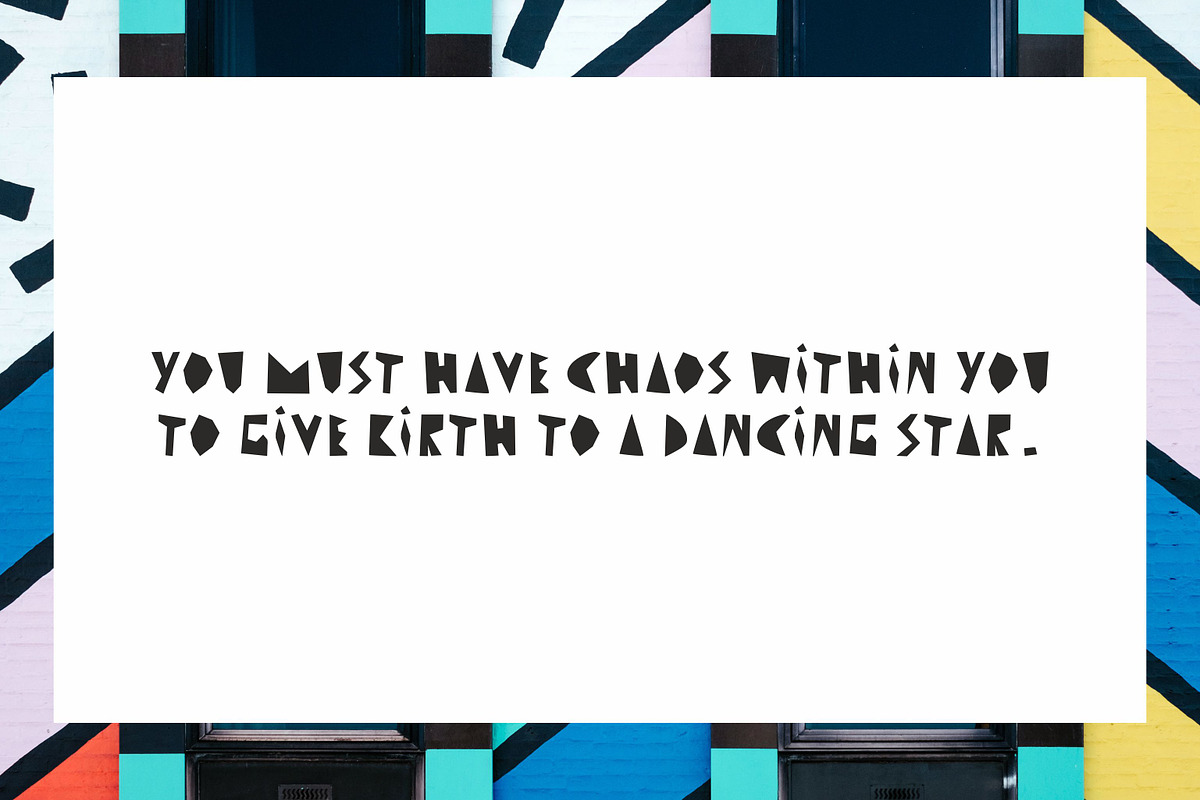 CUT ME if you can. Uppercase font. preview 3