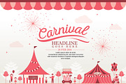 Carnival Theme Template Design, a Person Illustration by Rejoice Creative Assets (Thumbnail 1 of 2)