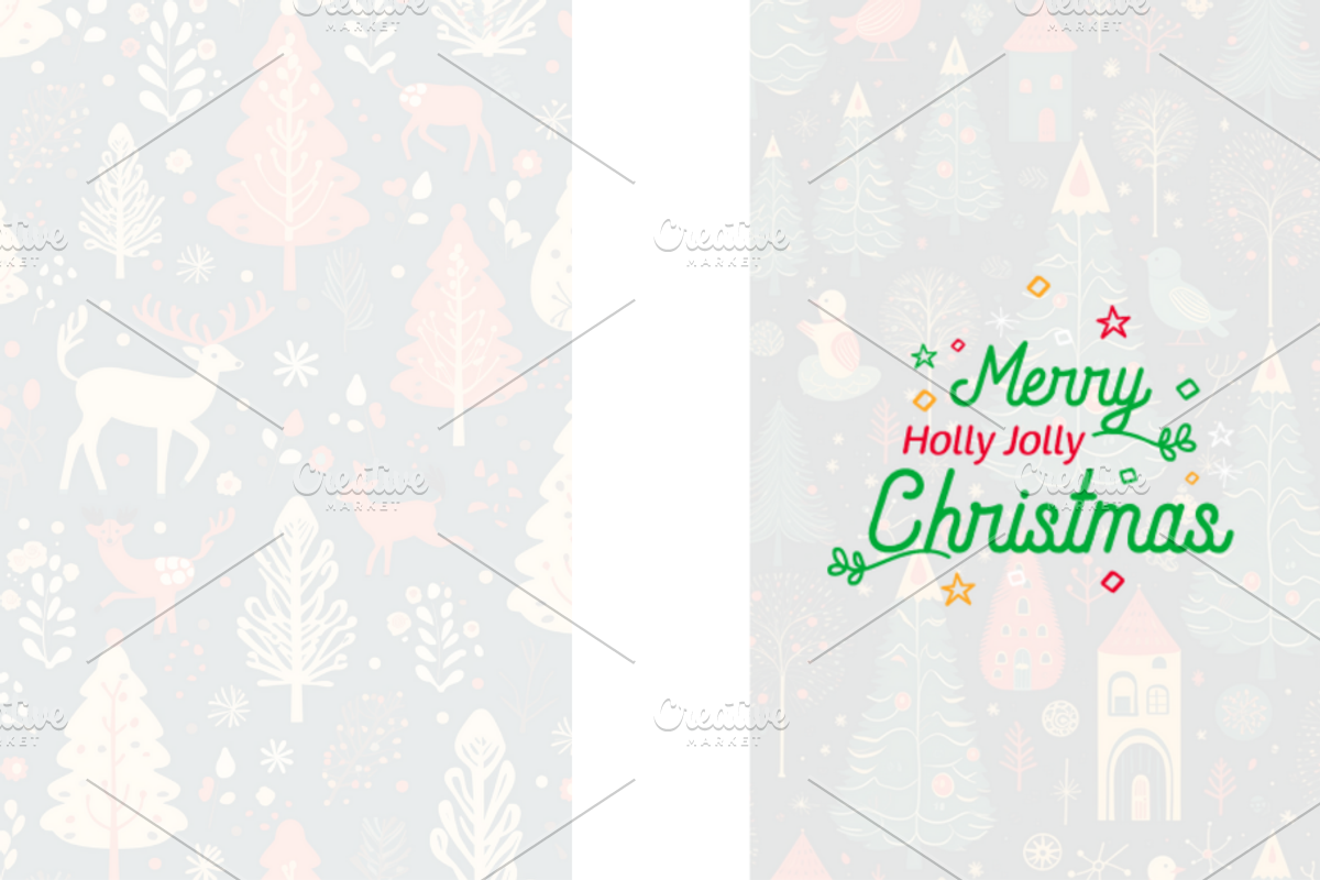 Christmas Card Design Bundle 8, a Card Template by Jay Major Designs (Photo 9 of 10)