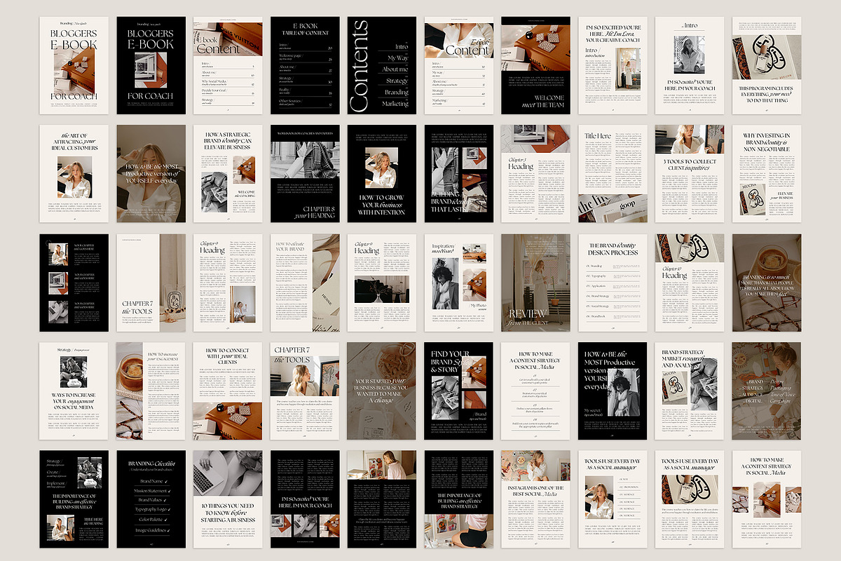 Ebook Template II for Coach | Canva, a Marketing Template by Instprofi | Studio Estimo (Photo 5 of 5)