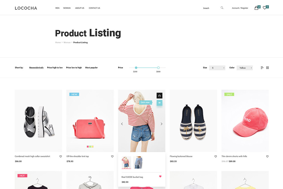 Lococha - PSD Template for Fashion, a Websites & App Template by Digipieces (Photo 15 of 16)