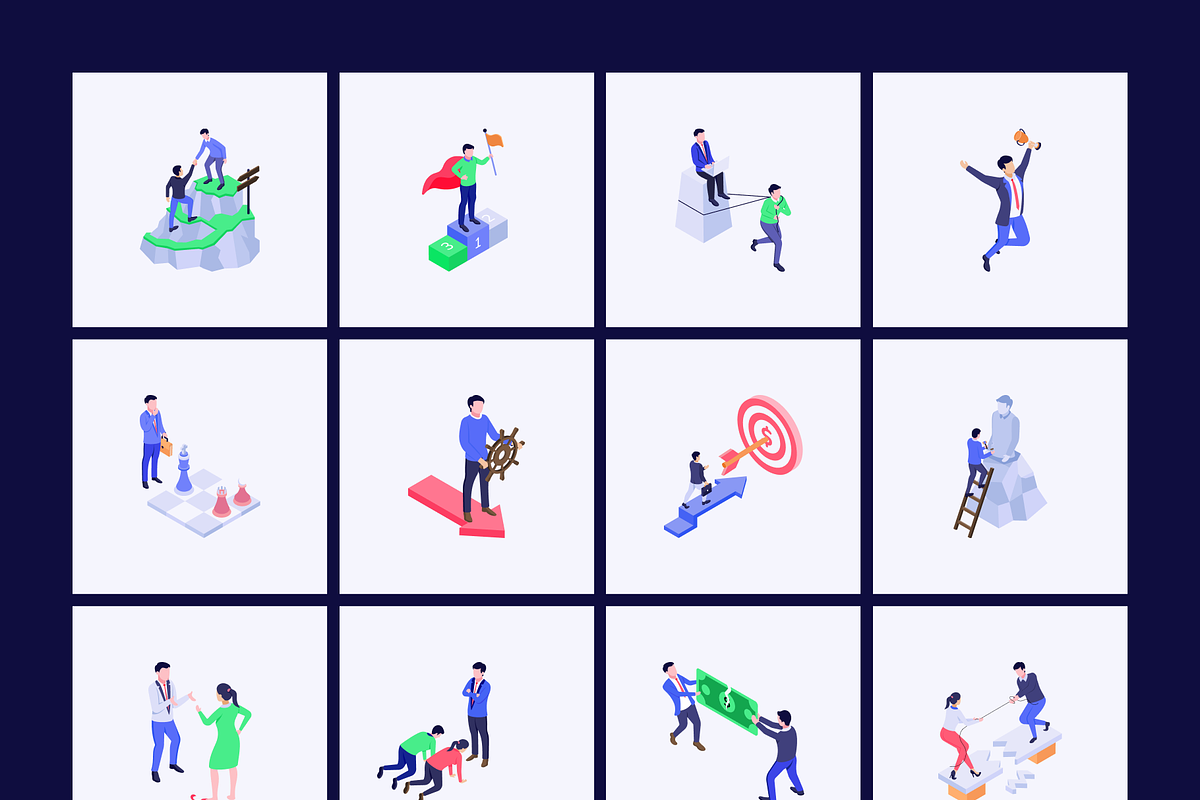 Corporate and Enterprise Bundle, a Finance Illustration by Vectors Market (Photo 9 of 12)