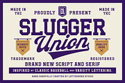 Slugger Union Sporty Font Duo, a Slab Serif Font by Letterhend Studio (Thumbnail 1 of 11)