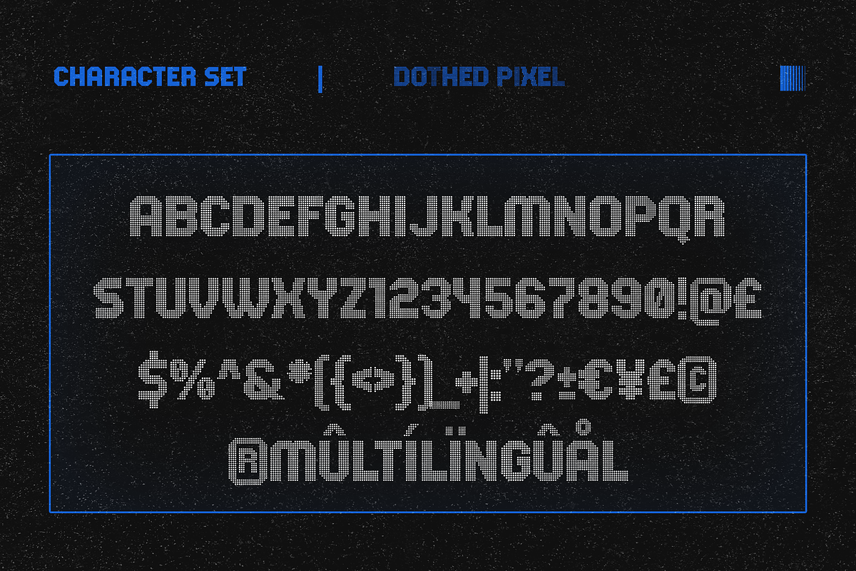 Dothed – Regular & Pixel Font, a Sans Serif Font by Drizy (Photo 4 of 8)