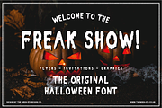 HALLOWEEN - FREAK SHOW, a Font by The Bird Life Design Co. (Thumbnail 1 of 4)