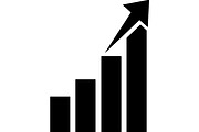 Business growth and upward arrow, a Finance Illustration by balal (Thumbnail 13 of 13)