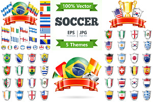 Soccer Icons, Posters and Concepts, a Sport Illustration by TAlex