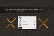 Goldwork Art Box For Procreate, a Brush Add-On by bokettori (Thumbnail 16 of 18)