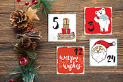 Christmas Advent Calendar Cards Set, an Animal Illustration by Lemon Workshop (Thumbnail 4 of 6)
