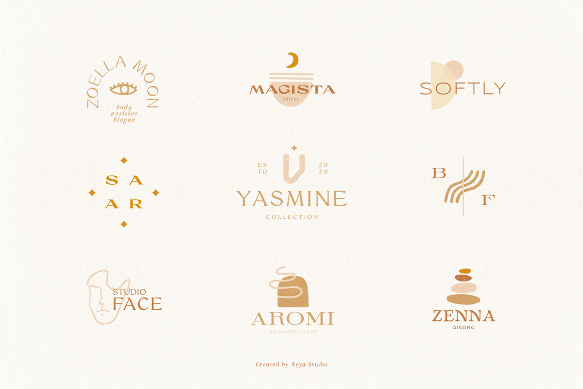100 Handcrafted Logo Templates, a Branding & Logo Template by Ayya Studio (Photo 12 of 25)