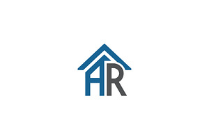 Modern AR Letter Real Estate Logo, a Branding & Logo Template by Vectorium Studio
