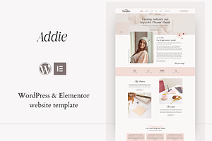 Addie | WordPress, Elementor pro