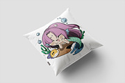 Chibi Halloween Mermaid Edition, an Illustration by vectstudio (Thumbnail 3 of 3)