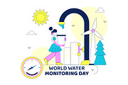 10 World Water Monitoring Day, an Object Illustration by denayunebgt (Thumbnail 4 of 4)