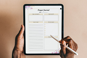 Digital Prayer Journal Canva Notes