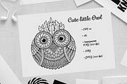 Cute little Owl, a Graphic by Julia_Snegireva (Thumbnail 1 of 2)