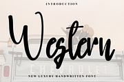Western, a Handwritten Font by FreshTypeINK (Thumbnail 1 of 7)