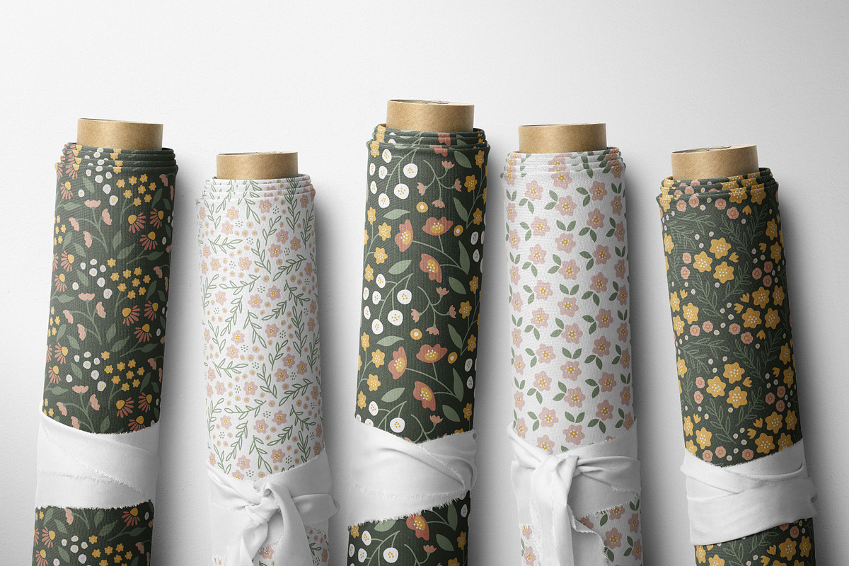 25 Cute pastel floral patterns, a Pattern Graphic by RevolutionizZed (Photo 11 of 18)
