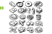 Vintage Breakfast Food Illustrations, an Object Graphic by RT Studio (Thumbnail 1 of 3)