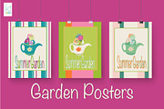Decorative Summer Garden, an Illustration by JKD by JenniferKuhrDesign (Thumbnail 4 of 8)
