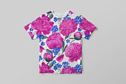 Pattern Peonies Forget-Me-Not, a Pattern Graphic by MarynaPetrovska (Thumbnail 7 of 12)